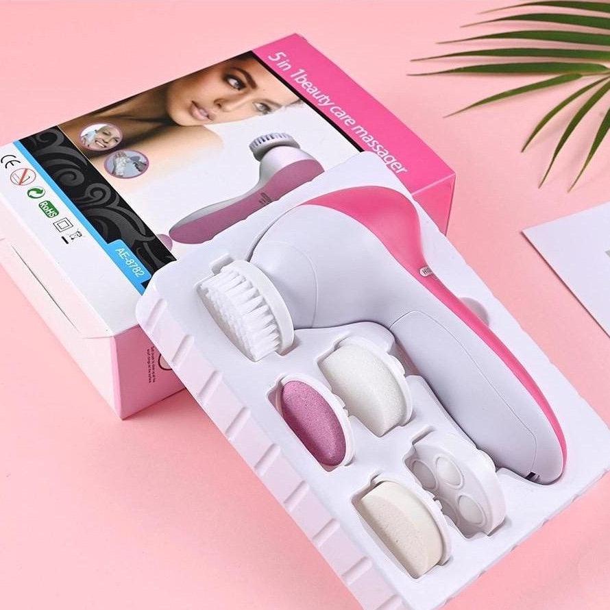 Escova de Limpeza e Esfoliação de Pele Facial 5 em 1 - Oferta de Luxo