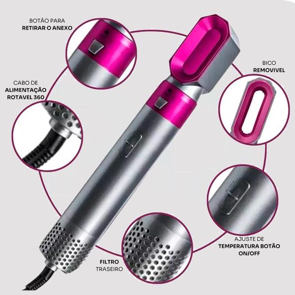 Secador & Modelador 5 em 1 | HairPro Max