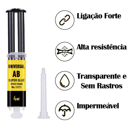 Resina Epóxi AB Cola Impermeável - Oferta de Luxo