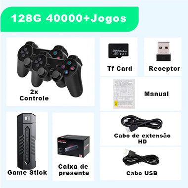 Video Game Retrô GD20 - Jogos em 4k