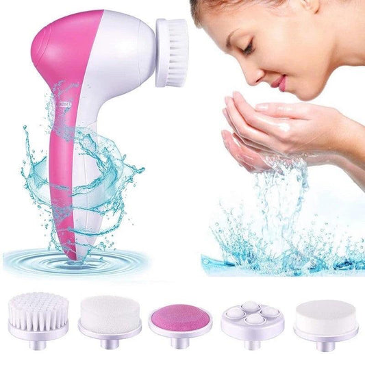 Escova de Limpeza e Esfoliação de Pele Facial 5 em 1 - Oferta de Luxo